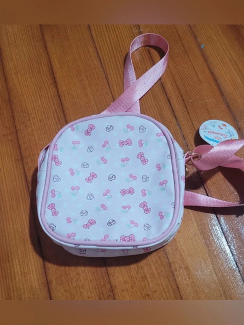 Sanrio Hello Kitty Pink and White Kids Shoulder Bag